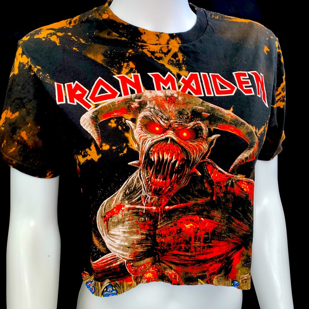 Reworked Iron Maiden concert tee 🔥